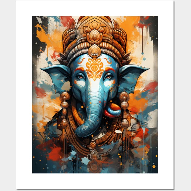 Ganesh Art work, Ganesh Festival, Indian Festival Wall Art by Swag Like Desi